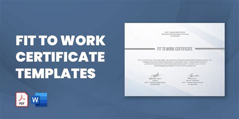 class c fit to work|Fit To Work Certificate In The Philippines .